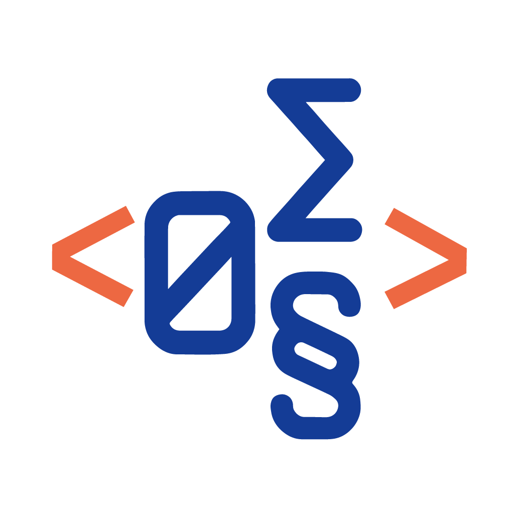 Blue coding icon