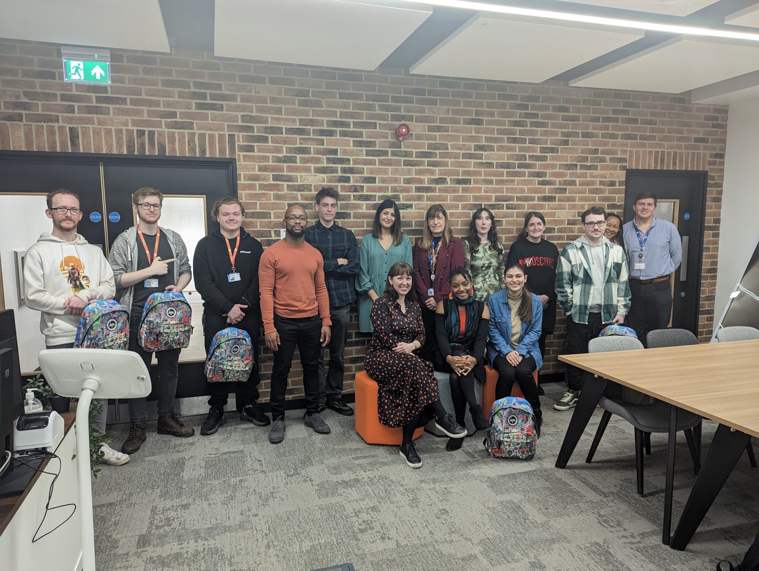 SCIoT students and staff with representatives from Naturally Tribal Skincare and Paramount.